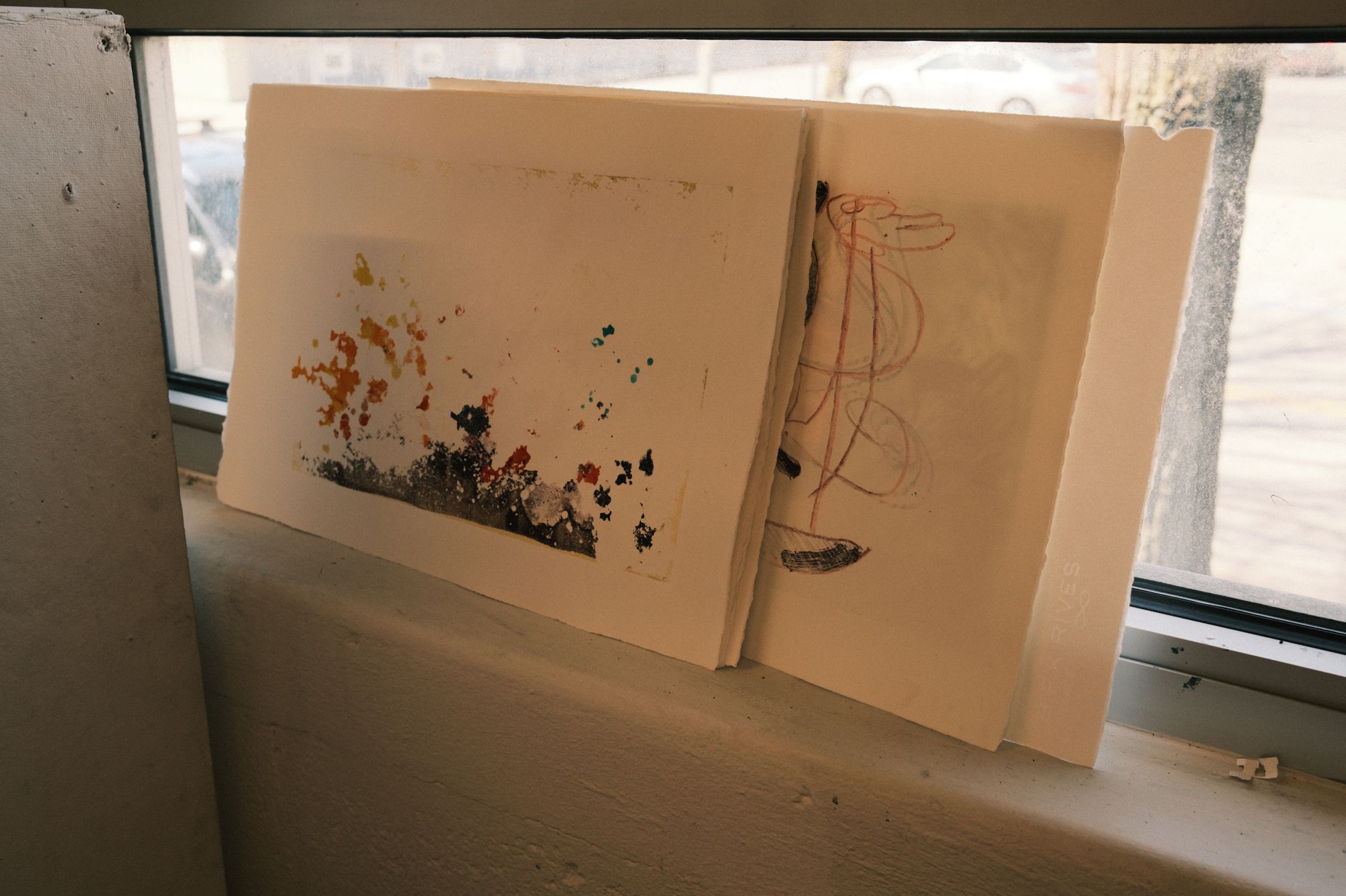 Work on paper by Andrew Pumpelly
